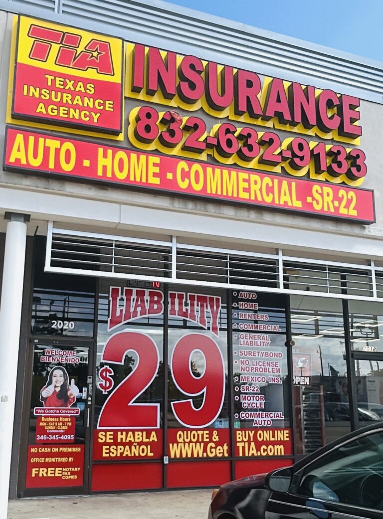 Texas Insurance Agency in FM 1960, Houston